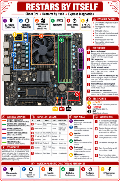 The PC Fault Finder – 120 Visual Diagnostic Cards
