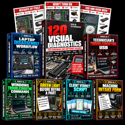 The PC Fault Finder – 120 Visual Diagnostic Cards